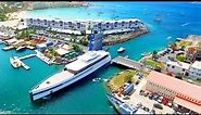 Steve Job's MEGAYACHT "VENUS" ~ FULL 360 Aerial View ~ Simpson Bay Bridge, St Maarten, SXM