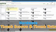 Mechanical Design: Thumb Screws & Thumb Nuts