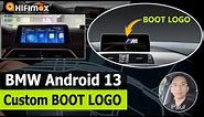 BMW Android 13 Custom BOOT LOGO | Add DIY Startup M LOGO to BMW Android 13 GPS Navigation screen