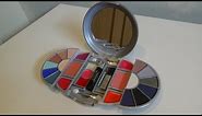 Claire's Silver Compact Mirror Full Face Makeup Cosmetic Set