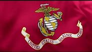 United States Marine Corps Flag Animation | 4k | Flags of the World