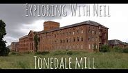 Abandoned mill with machinery still inside