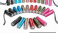 EverBrite 30-Pack Mini Flashlight Set, Aluminum LED Handheld Torches with Lanyard, Assorted Colors, Batteries Included for Party Favors, Night Reading, Camping, Power Outage, Gift to Christmas