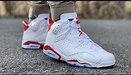 Early Look! Jordan 6 "Red Oreo" Review and On-Foot