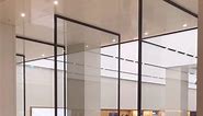 Apple Store glass front doors are huge #applestore #glassdoors #hugeglasspanel #thickglass #moe #Dubai #uae | HaseebTaj.
