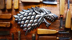 5.9K reactions · 232 shares | Stark Sigil. Game Of Thrones. Woodcarving. Winter is coming. | Oleksandr Hrytsai. Wood Carving | Facebook