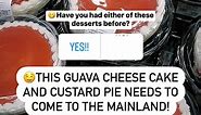 🤙Found at Maui @Costco! These two delicious desserts: Guava Cheesecake and Custard Pie needs to come to the main island! I’ve heard Florida gets the guava cheesecake once in a while! #costcodeals #costco #desserts | Costco Deals