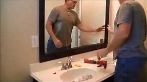 Framing bathroom mirrors