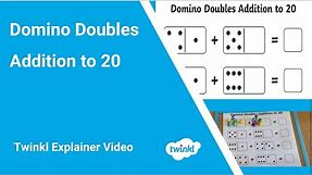 Domino Doubles Addition to 20 | Early Years Maths Activities