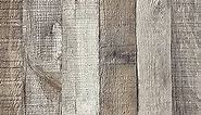Distressed Wood Wallpaper Peel and Stick Wallpaper 17.71” x 472.5” Faux Wood Plank Wallpaper Self Adhesive Reclaimed Wood Look Wallpaper Wall Decorative Vinyl Film Shelf Cover Thicker