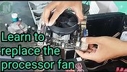 How to Replace CPU Cooling Fan LGA 1155 processor desktop computer