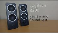 Logitech Z200 review and sound test