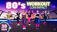 80's Low Impact Aerobics Full Body Workout | Low-Impact Cardio Sculpt
