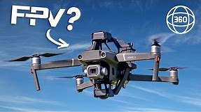 Turning a DJI Mavic 2 Pro into an FPV DRONE?! | Insta360 One-R Aerial Edition
