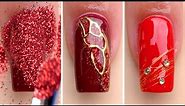 Nails Art Designs | Amazing Red Nail Art | Olad Beauty