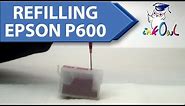InkOwl Refill Cartridges for EPSON SureColor P600 (#760 ink)
