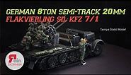 German 8ton Semi Track 20mm Flakvierling Sd kfz 7/1