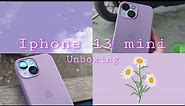 iPhone 13 mini starlight unboxing + iphone cases | 2022