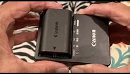 How to charge the batteries of a Canon 80D SLR Camera