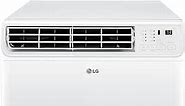 LG 10000 BTU Window Air Conditioners [2023 New] Dual Inverter Remote WiFi Enabled App Ultra-Quiet Washable Filter Cools 450 Sq.Ft AC Unit air conditioner Easy Install White LW1022FVSM