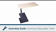 Universal Adjustable Table - Assembly Guide