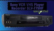 SONY VCR VHS PLAYER SLV-779HF VIDEO CASSETTE RECORDER