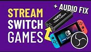 HDMI Capture Card and OBS Setup Tutorial - How to Stream Nintendo Switch!