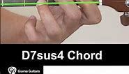 How To Play The D7sus4 Chord On Guitar - Guvna Guitars