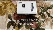 Samsung SGH-Z540 On/Off (ext. display)