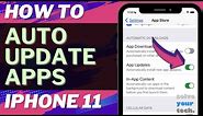 How to Update Apps Automatically on iPhone 11