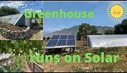 This Greenhouse is powered by Solar