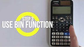 How to Convert Decimal to Binary on a Casio CLASSWIZ FX-991EX Calculator