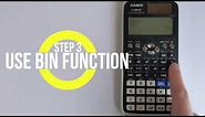 How to Convert Decimal to Binary on a Casio CLASSWIZ FX-991EX Calculator