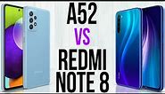 A52 vs Redmi Note 8 (Comparativo)