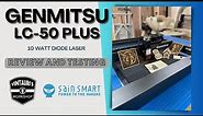 Testing the Genmitsu LC-50 Plus 10w laser from Sainsmart