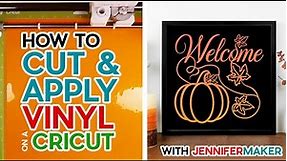How to Cut Vinyl on a Cricut For Beginners! Easy Step-by-Step Tutorial + Fun Projects!
