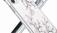 GULTMEE Clear Cherry Blossoms for iPhone 11 Pro Case Flower Slim Cute Crystal Flower Women Girls Floral Hard Back TPU Protective Cover Compatible with iPhone 11 Pro 5.8" Cherry Flower