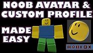 Roblox Noob Avatar and Profile Customization update