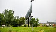 World's Largest Sandhill Crane in Steele, North Dakota