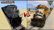 MINECRAFT TRAIN VS GTA 5 TRAIN - SPECIALLY FOR 1 MILLION SUBSCRIBERS