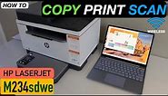 HP LaserJet M234sdw Scanning, Printing & Copying Video.