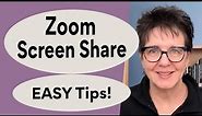 How to Screen Share on Zoom | Easy Zoom Tips | 2021