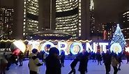 #Toronto City Hall Phillips Square Skating with "Here's to the ones that we got" 多倫多市政大廈前溜冰场