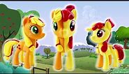 MLP Apple Bloom Applejack Split Pony Custom Pony DIY Tutorial