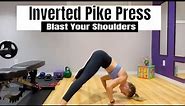 Inverted Pike Press (the best shoulder exercise!) #invertedpress