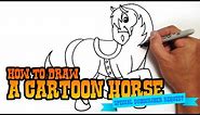 How to Draw a Horse - Step by Step for Kids