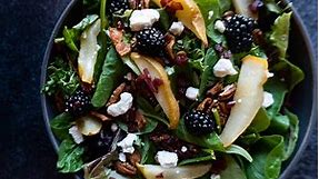 Grilled Pear Salad with a Port Vinagerette