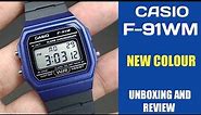 Casio F-91WM-2ADF | Best Color Variant 🔥 | Unboxing and Review