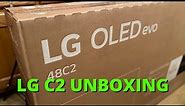 LG C2 OLED TV Unboxing - First Look and Setup