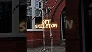 8ft Giant Spooky Halloween Motion Activated Animated Skeleton with 7 spooky sayings!